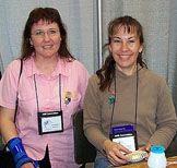 Valerie and Carol at convention