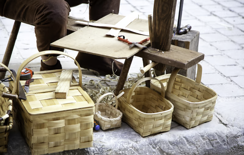 basket weaving tools