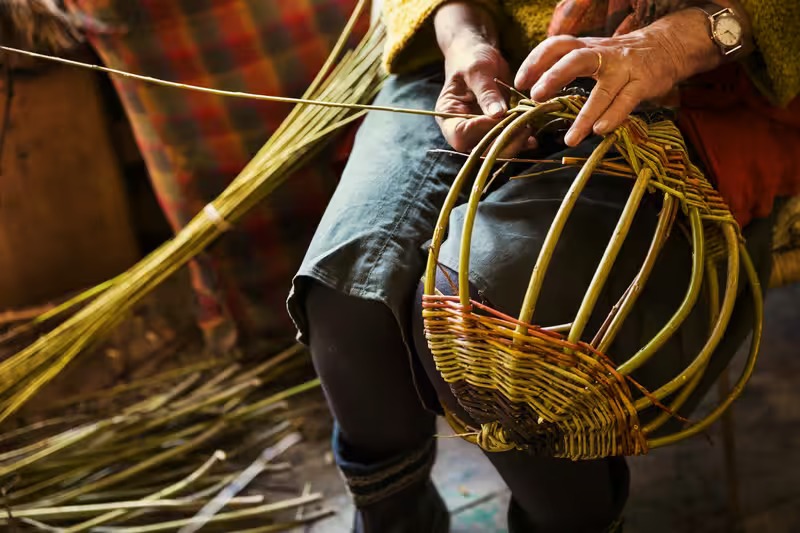 handwoven basket